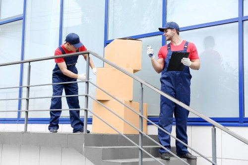 Protecting sofas and tables during a suburban furniture move