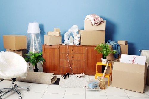 Removal team in Bayswater preparing items safely for transport