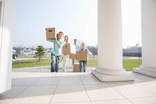 Furniture pick-up service removing bulky items in Bayswater home