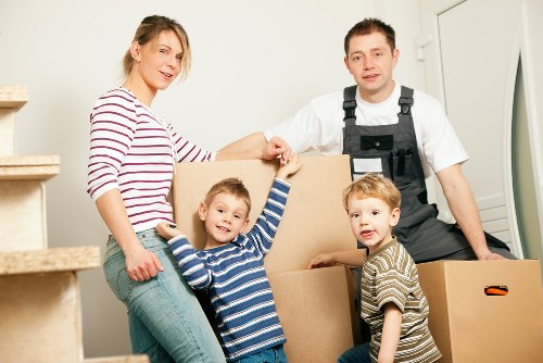 Furniture loading into a hire truck for local relocation