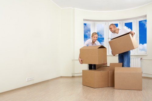 Careful packing materials used for flat removals in Bayswater