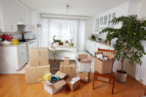 Local removals team preparing an urgent move in Bayswater