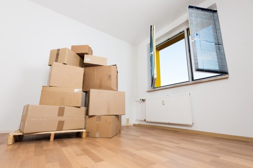 Professional removal company handling a Bayswater home move