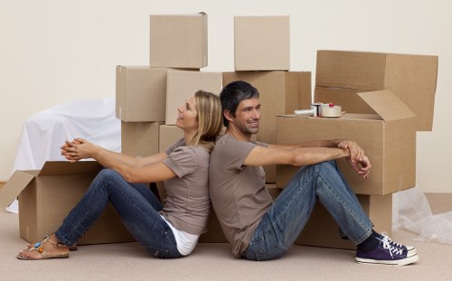 Customer reviewing a removal quote and booking details for a house move