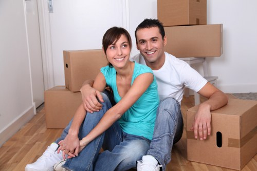 Professional movers handling a flat relocation in Bayswater