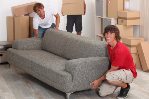 Careful packing of fragile items in Bayswater boxes