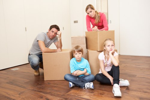 Furniture removal truck handling household items in Bayswater