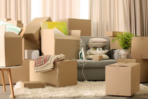 Moving day loading process for a Bayswater flat relocation