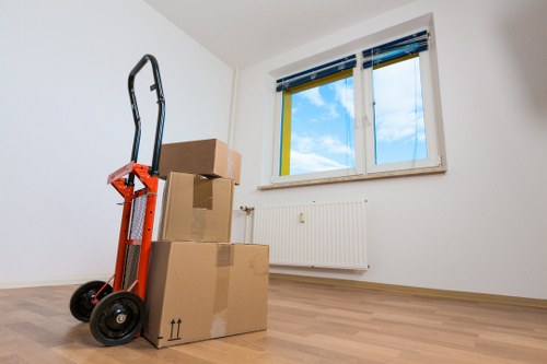 Apartment move with a removal van in Bayswater