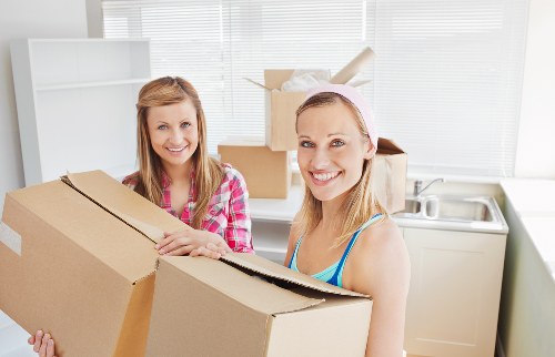 Supervisor reviewing safety procedures before a relocation job