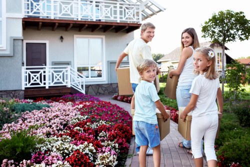 Experienced Bayswater movers organizing boxes and furniture