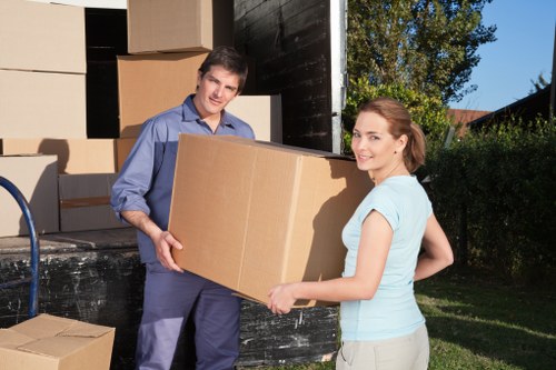 Professional movers handling a townhouse relocation near Bayswater