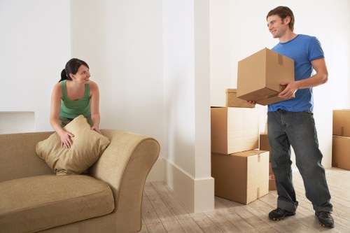 Team completing a safe and organised moving operation